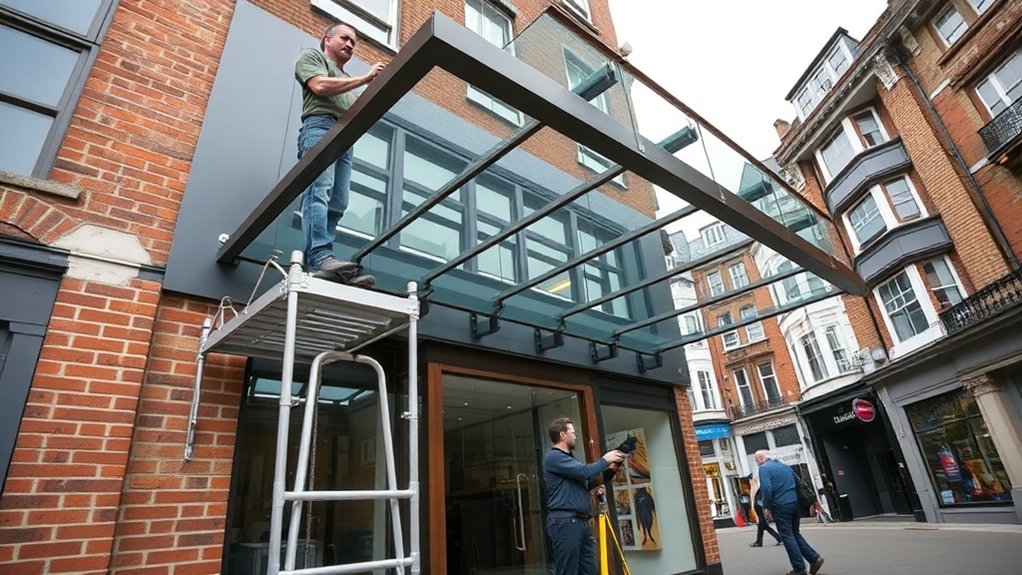 Shopfront Canopy Staines-upon-Thames
